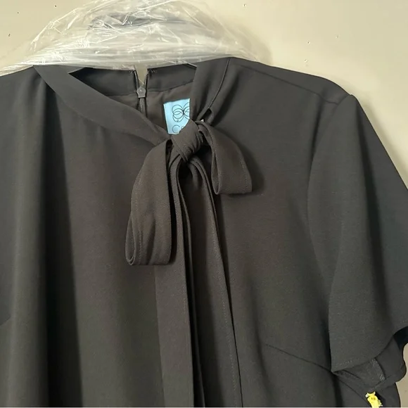 CeCe Black Midi Dress - Picture 6 of 12